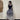 Textured wool knit blouse with tulle sleeves - By Cookie H.