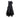 Women's Puff Sleeve Bow Black Vest Dress