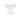wave V-nack one-shoulder bralette(white)