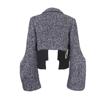 Crash Short Jacket – Houndstooth