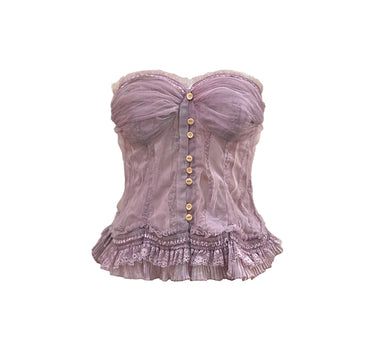 Bloody Mary Corset - Grape Purple