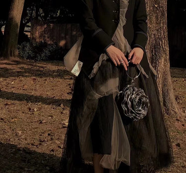 Little Swan Tulle Skirt - Black