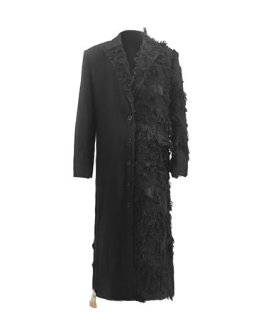 Ying Yang long coat - By Cookie H.