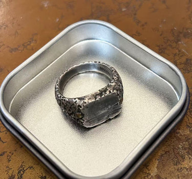 Hand made mottled spot ring - By Cookie H.