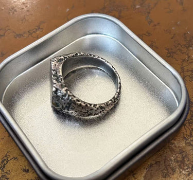 Hand made mottled spot ring - By Cookie H.