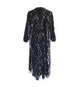 Diamond-shaped velvet robe - By Cookie H.