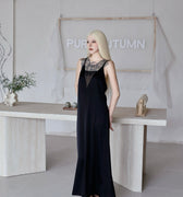 Triangle mesh king slip dress - By Cookie H.