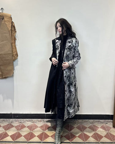 Ying Yang long coat - By Cookie H.