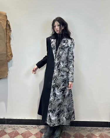 Ying Yang long coat - By Cookie H.