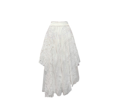 Cliff-Style Chiffon Midi Skirt