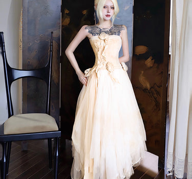 Forest elf tulle Skirt (Black)
