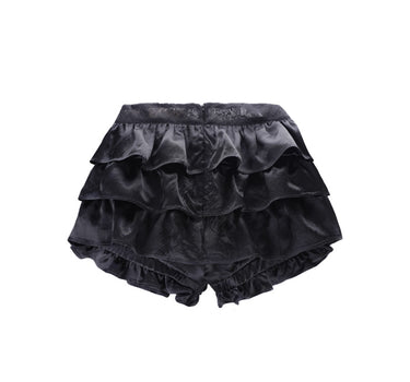 Ruffles Tiered Culottes - Black