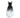 XIOMARA 8.0 SLIP DRESS - SPRAY-DYED GRADIENT BLACK AND WHITE