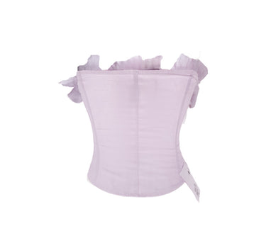 Full Moon tube top 2.0 - Washed Dyed Taro Purple